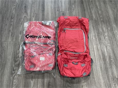 2 BRAND NEW KING CAMP ANDROS 65 BACK PACKS