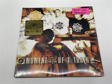 SEALED GANG STARR 2015 US PRESSING - MOMENT OF TRUTH 3 LP’S