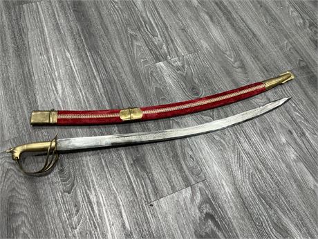 VINTAGE INDIAN SWORD (38”)