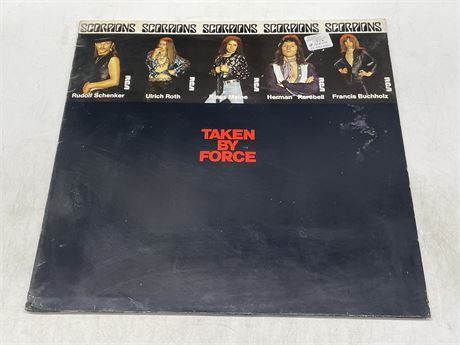SCORPIONS - TAKEN BY FORCE - EXCELLENT (E)