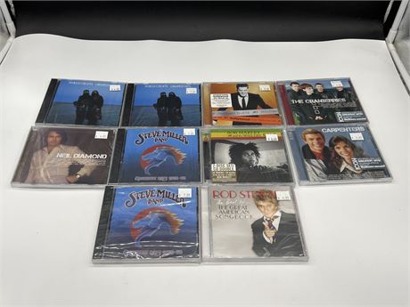 10 SEALED CDS