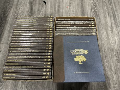 FRANKLIN MINT RECORD SOCIETY 1-100 BOX SET COUNTRY RECORDS (A LOT NEW)