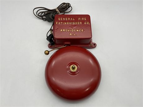 GENERAL FIRE EXTINGUISHER CO FIRE BELL
