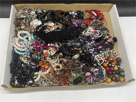 LARGE COLLECTION VINTAGE JEWELRY