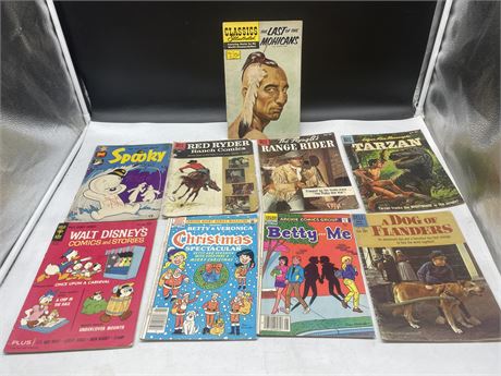 9 VINTAGE COMICS FROM THE 50’S & 60’S