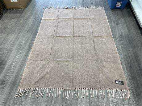 NEW ED N’OWK COLLECTION 100% WOOL BLANKET 57”x77”
