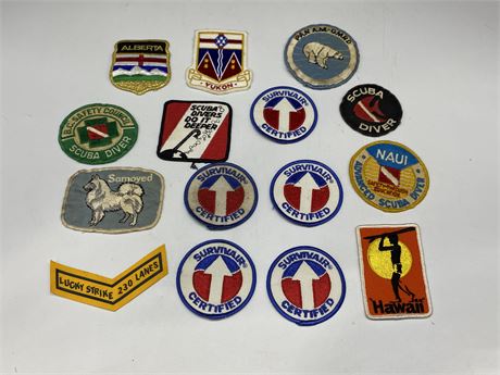 LOT OF VINTAGE PATCHES