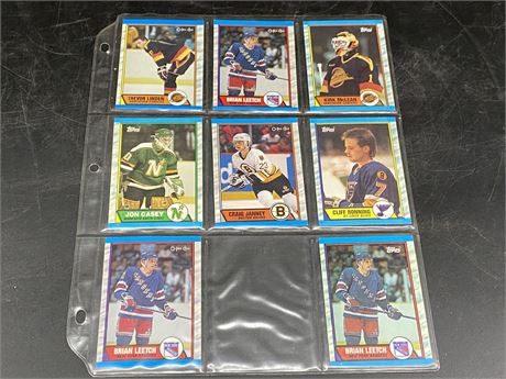 LOT OF 1989 ROOKIES