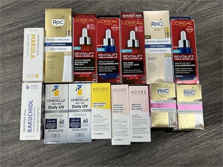LOT OF SEALED SKIN PRODUCT