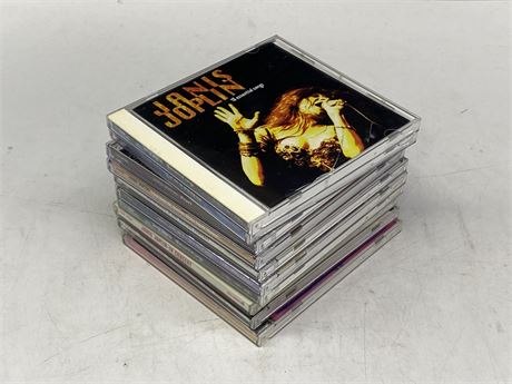 10 JANIS JOPLIN CDS - EXCELLENT CONDITION