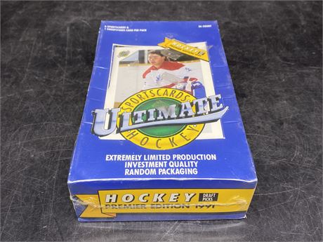 SEALED 1991 NHL DRAFT PICKS PREMIER EDITION PACK BOX