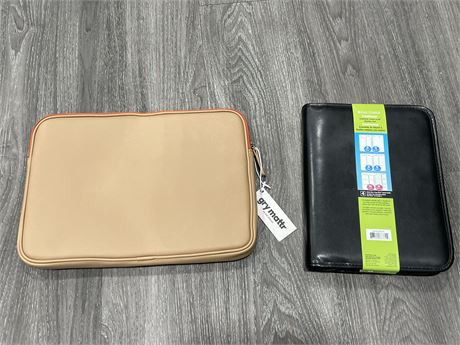 NEW WITH TAGS GRY MATTR LAPTOP CASE 13” & NEW DAY-TIMER