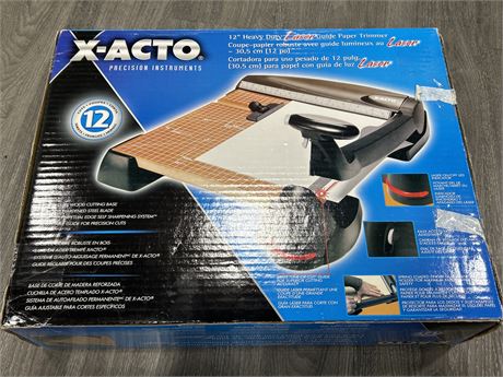 X-ACTO 12” HEAVY DUTY LASER GUIDE PAPER TRIMMER