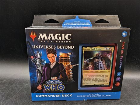SEALED - MAGIC THE GATHERING DR. WHO COMMANDER DECK