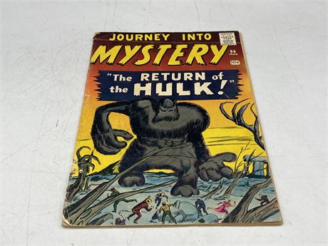 JOURNEY INTO MYSTERY #66 - PARTIALLY DETACHED COVER