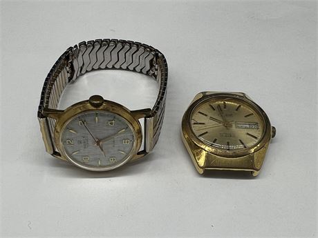 2 VINTAGE MENS WATCHES