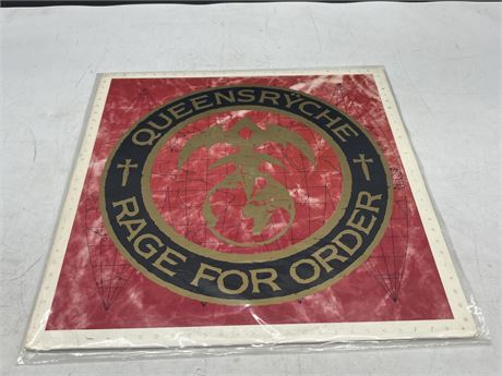 QUEENSRYCHE - RAGE FOR ORDER - VG (Slightly scratched)