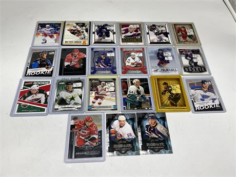 21 NHL ROOKIE CARDS