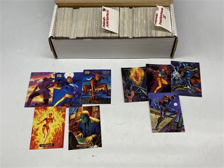 BOX OF 1993/94 MARVEL MASTERPIECES CARDS