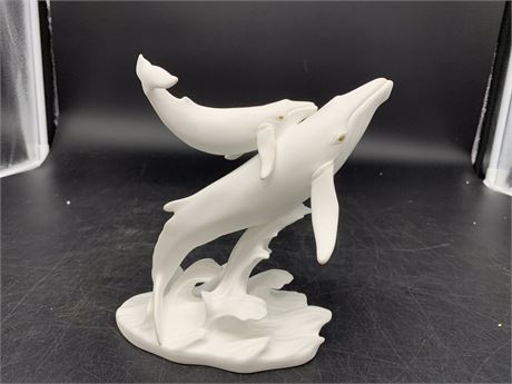 2 LENOX SONG OF THE WHALES FIGURINE