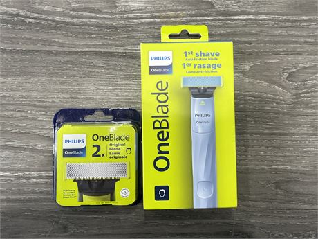 (NEW) PHILIPS ONE BLADE W/ EXTRA BLADES