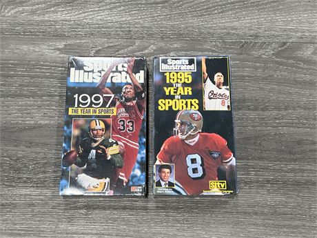 2 SEALED 1990’s SPORTS ILLUSTRATED VHS