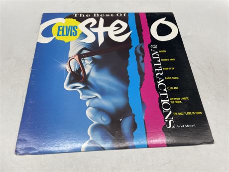 THE BEST OF ELVIS COSTELLO AND THE ATTRACTIONS - EXCELLENT (E)