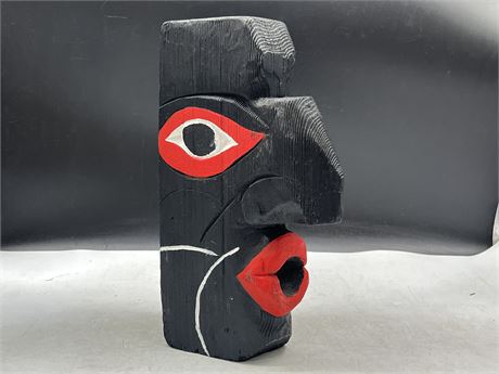 HAND CARVED INDIGENOUS DISPLAY 8X13”