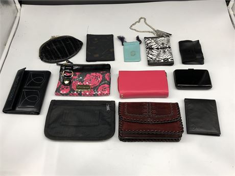 11 ASSORTED WALLETS