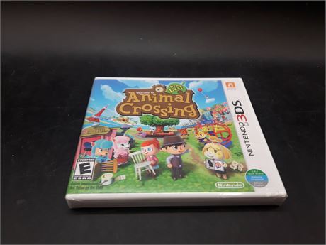 SEALED - ANIMAL CROSSING NEW LEAF - 3DS
