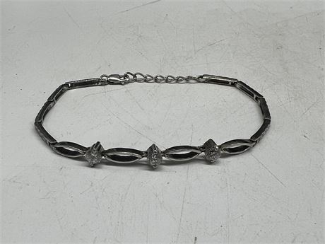 STERLING WITH POSSIBLE DIAMONDS BRACELET