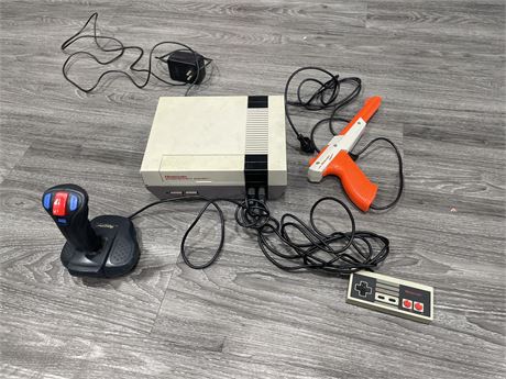 NES WITH CONTROLLERS & POWER CORD (UNTESTED)