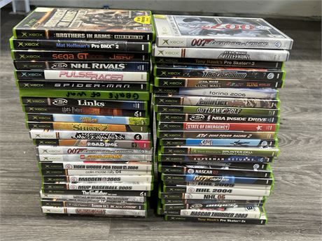 COLLECTION OF XBOX GAMES