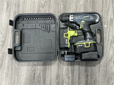 PRO PULSR DRILL W/BATTERIES & CHARGER