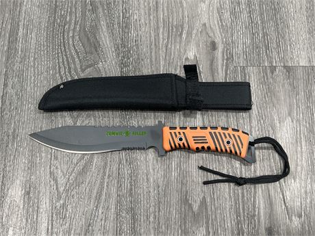 NEW ZOMBIE KILLER KNIFE W/ SHEATH - 7” BLADE