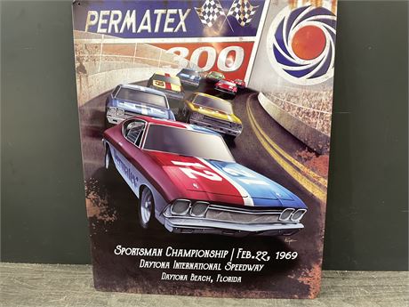 PERMATEX 300 METAL SIGN 16”x20”