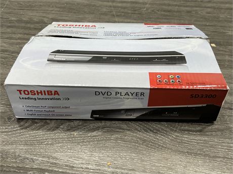 NEW OPEN BOX TOSHIBA DVD PLAYER