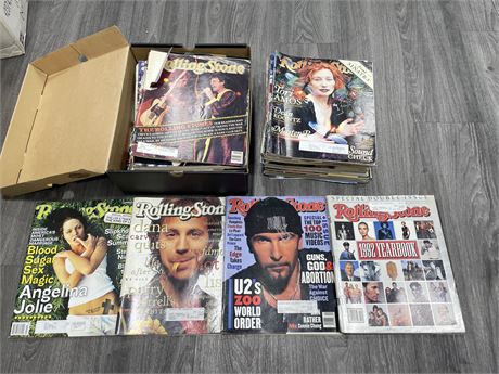 50 ASSORTED ROLLING STONE MAGAZINES