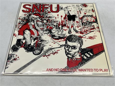 SNFU - AND NO ONE ELSE WANTED TO PLAY - NEAR MINT (NM)