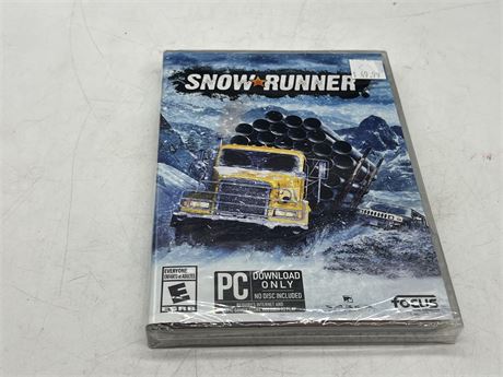 SEALED - SNOW RUNNER - PC