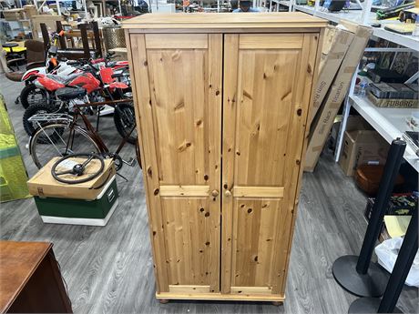 STANDING WOOD CABINET (65” tall)