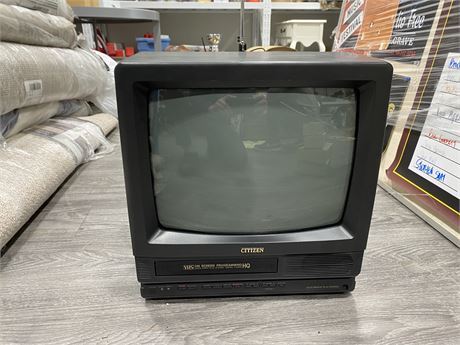 CITIZEN JCTV1579 CRT TV WITH BUILT IN VCR