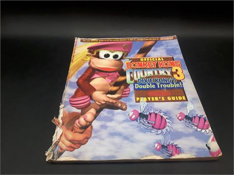 DONKEY KONG COUNTRY 3 GUIDE BOOK