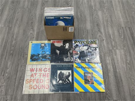 BOX OF ASSORTED RECORDS - CONDITION VARIES