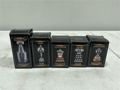 5 MCDONALDS COLLECTABLE NHL TROPHIES