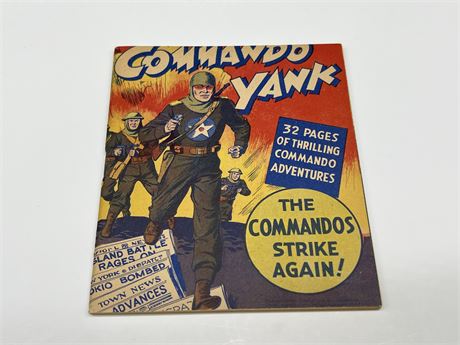 1943 FAWCETT - COMMANDO YANK #4 -  (MINI COMIC)