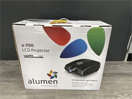 NEW OPEN BOX A-700 LCD PROJECTOR
