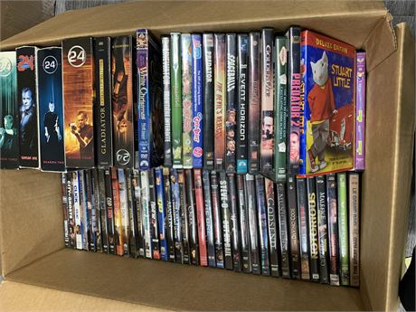 BOX OF DVD/BOX SETS