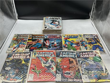 28 CAPTAIN AMERICA COMICS (Mostly 1980s)