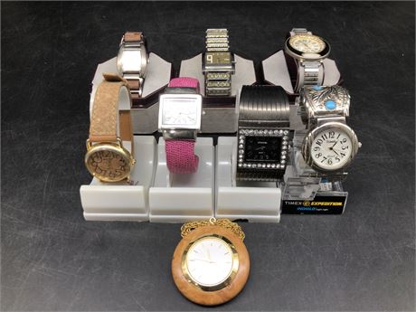 COLLECTION OF EIGHT WATCHES